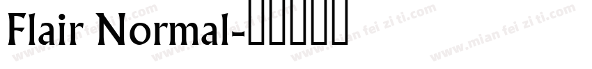 Flair Normal字体转换